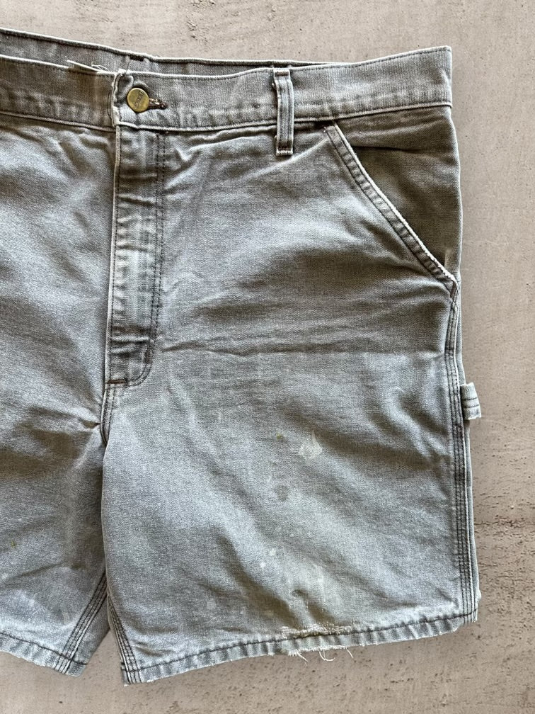 90s Carhartt Faded Carpenter Shorts - 38