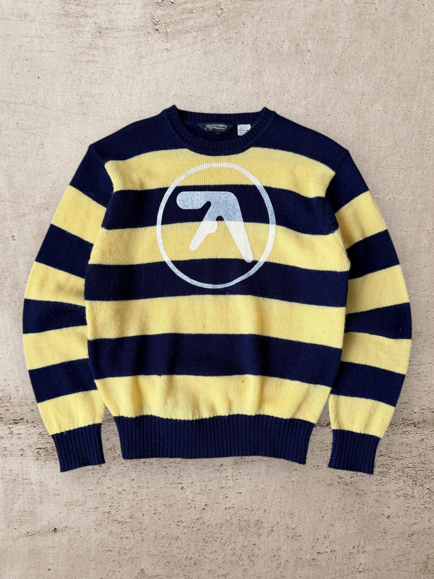 Aphex Twin Striped Knit Sweater - Large