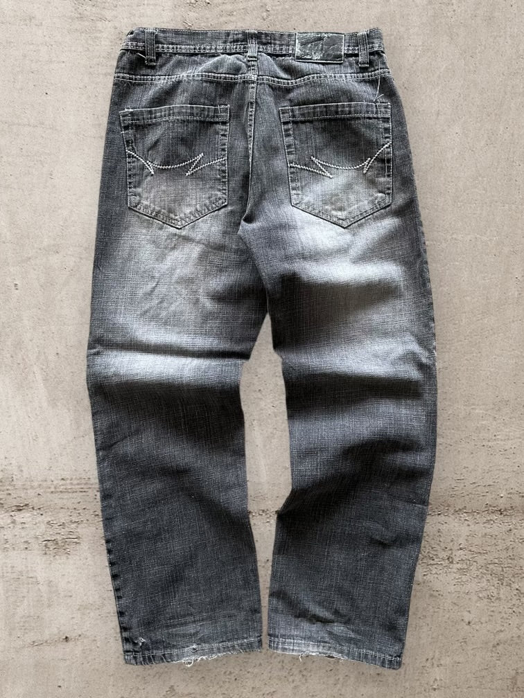00s Cruel Black Denim Jeans - 34x32