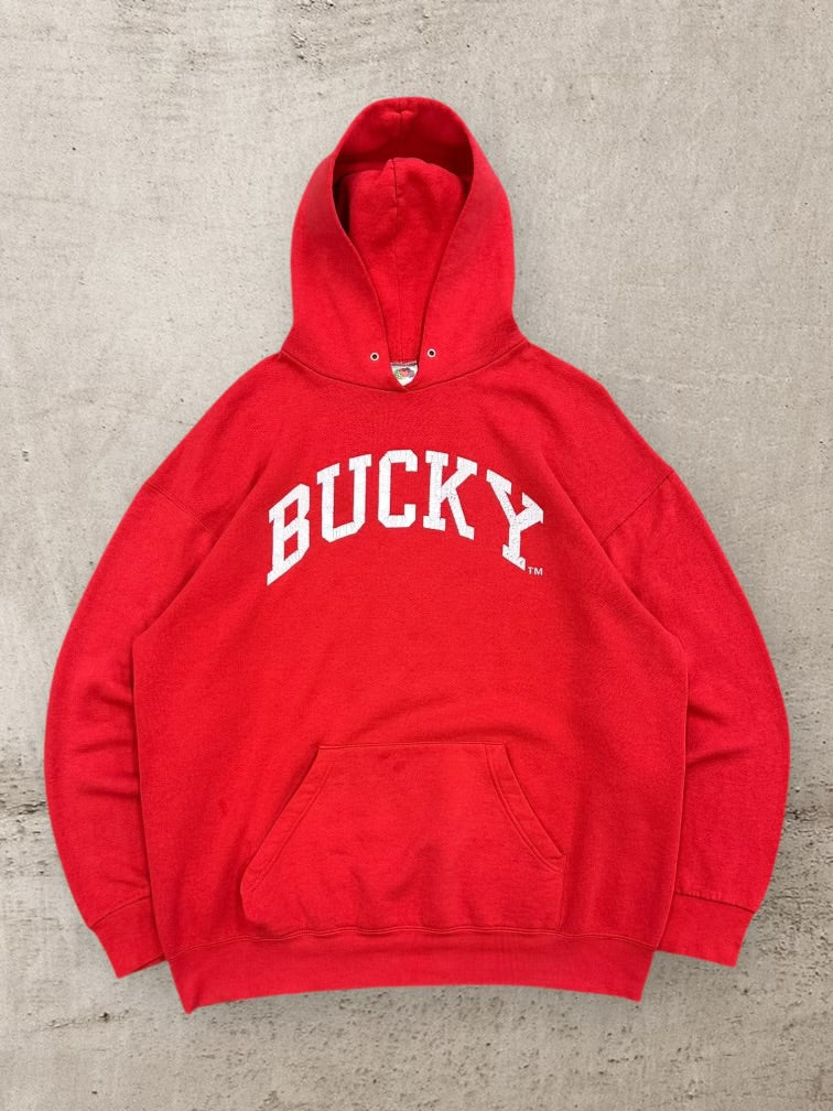 00s Bucky Graphic Hoodie - XL