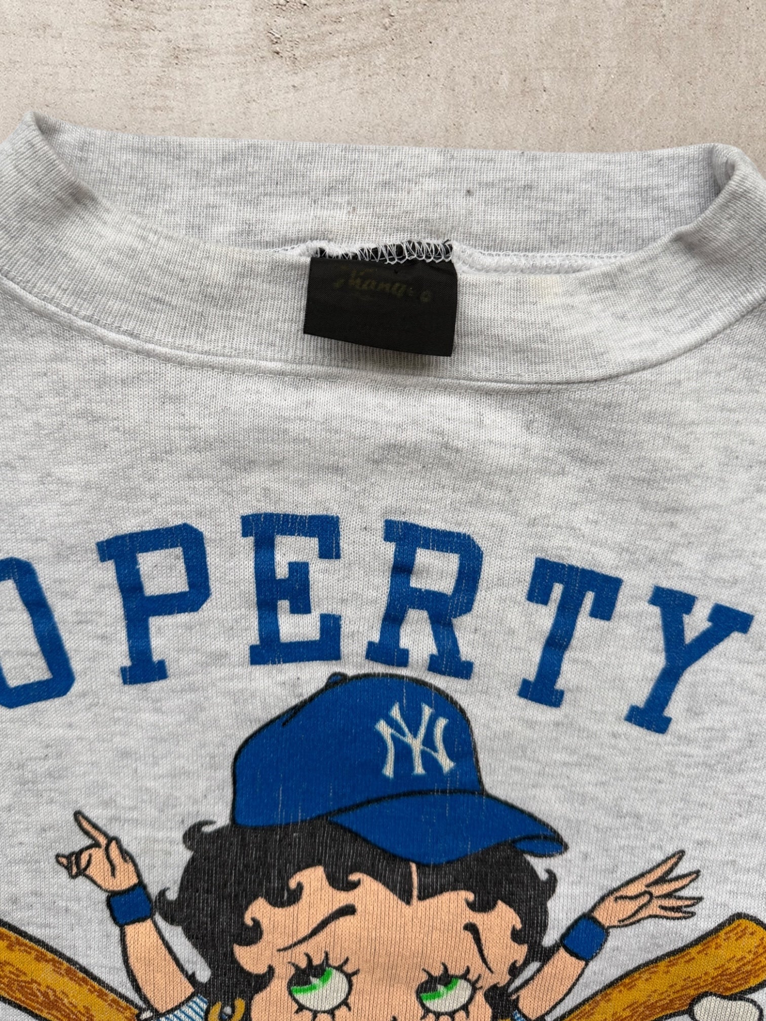 90s New York Yankees Betty Boop Crewneck - Medium