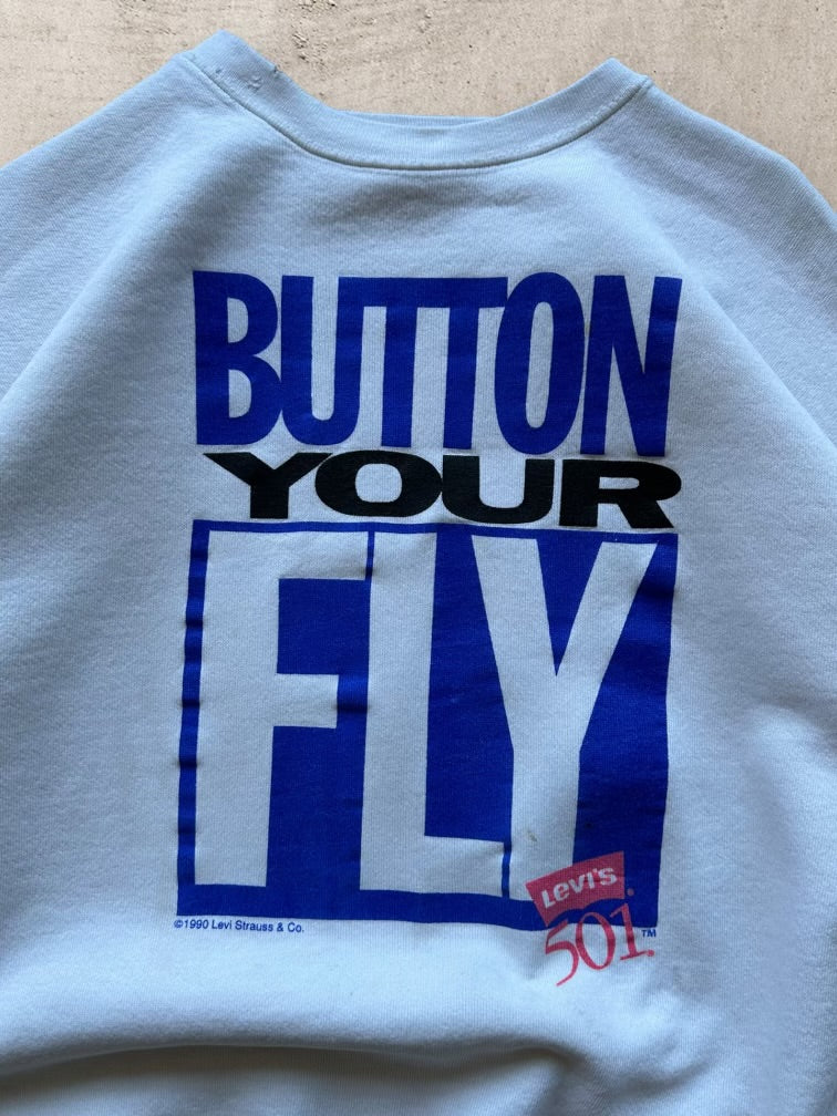 90s Levi’s Button Your Fly Graphic Crewneck