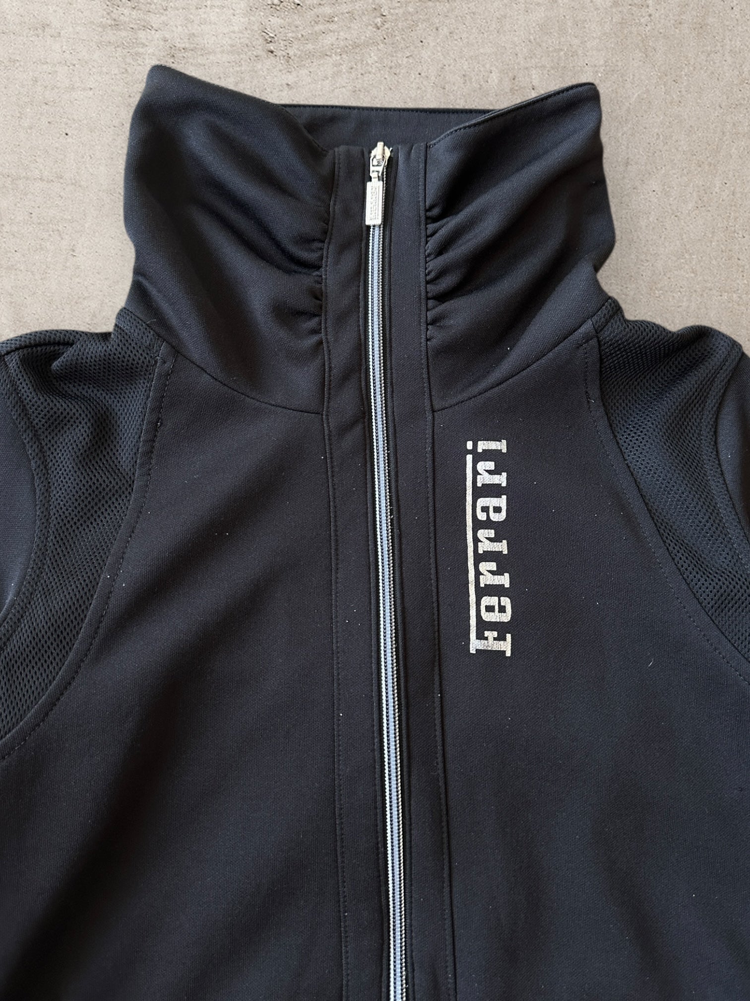 00s Puma Ferrari High Neck Zip Up Sweatshirt - Medium