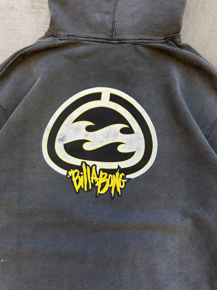 90s Billabong Faded Hoodie - Large