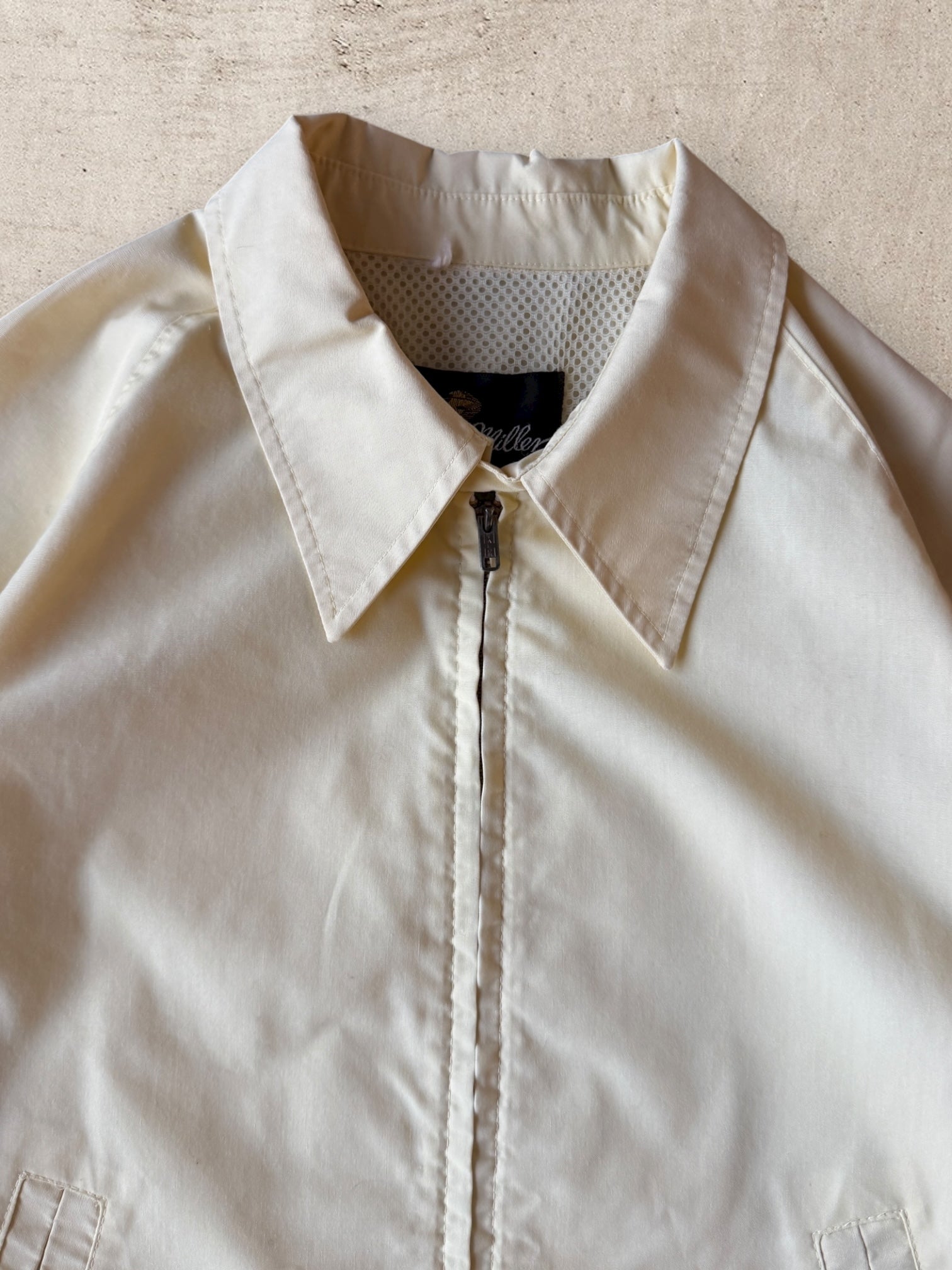 70s Johnny Miller Pale Yellow Herrington Jacket - Large