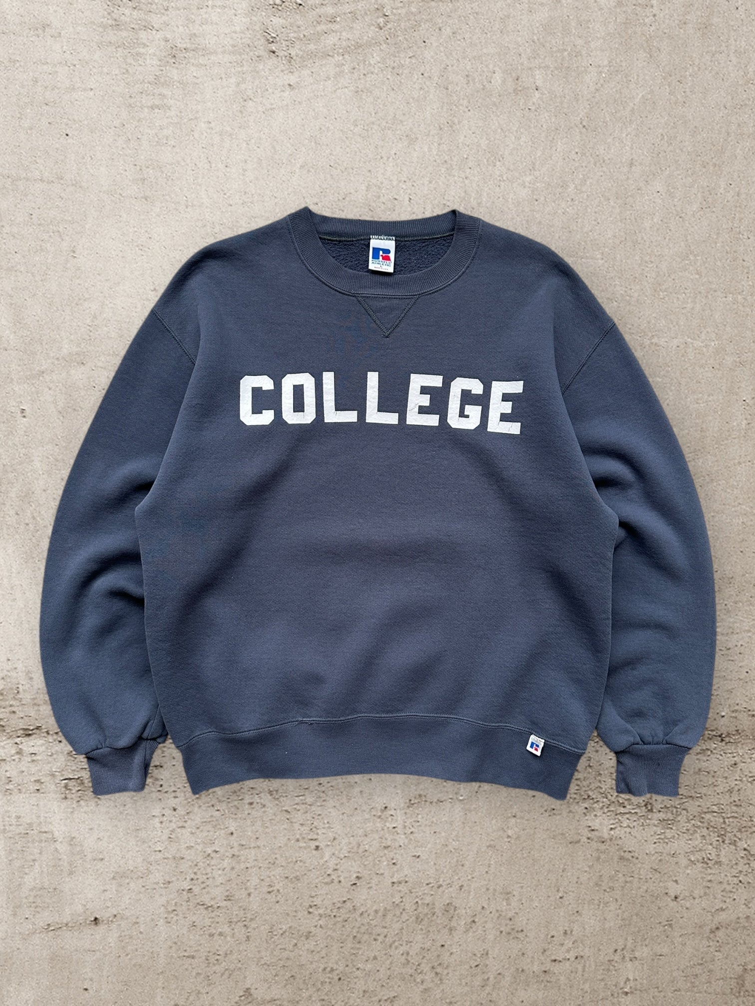 90s Russell Athletic College Crewneck - Large