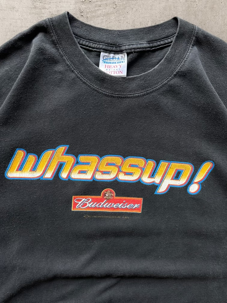 00s Budweiser Whassup Graphic T-Shirt - XL