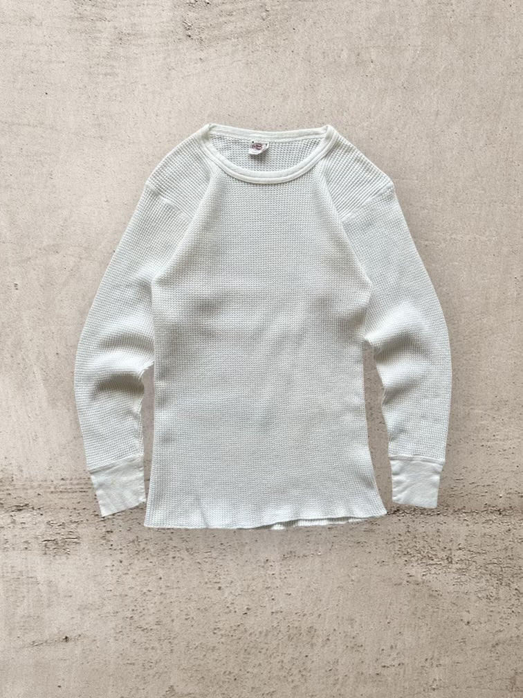 80s J.E Morgan Waffle Lined Thermal - Small