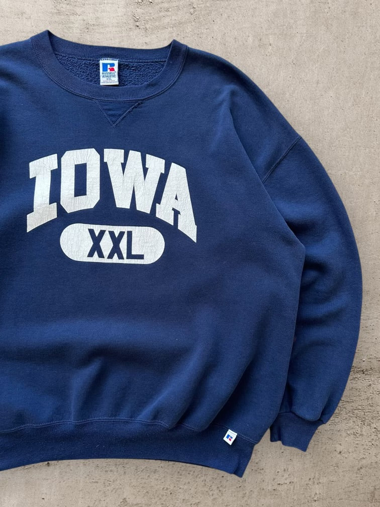 90s Russell Athletic Iowa XXL Crewneck - XXL