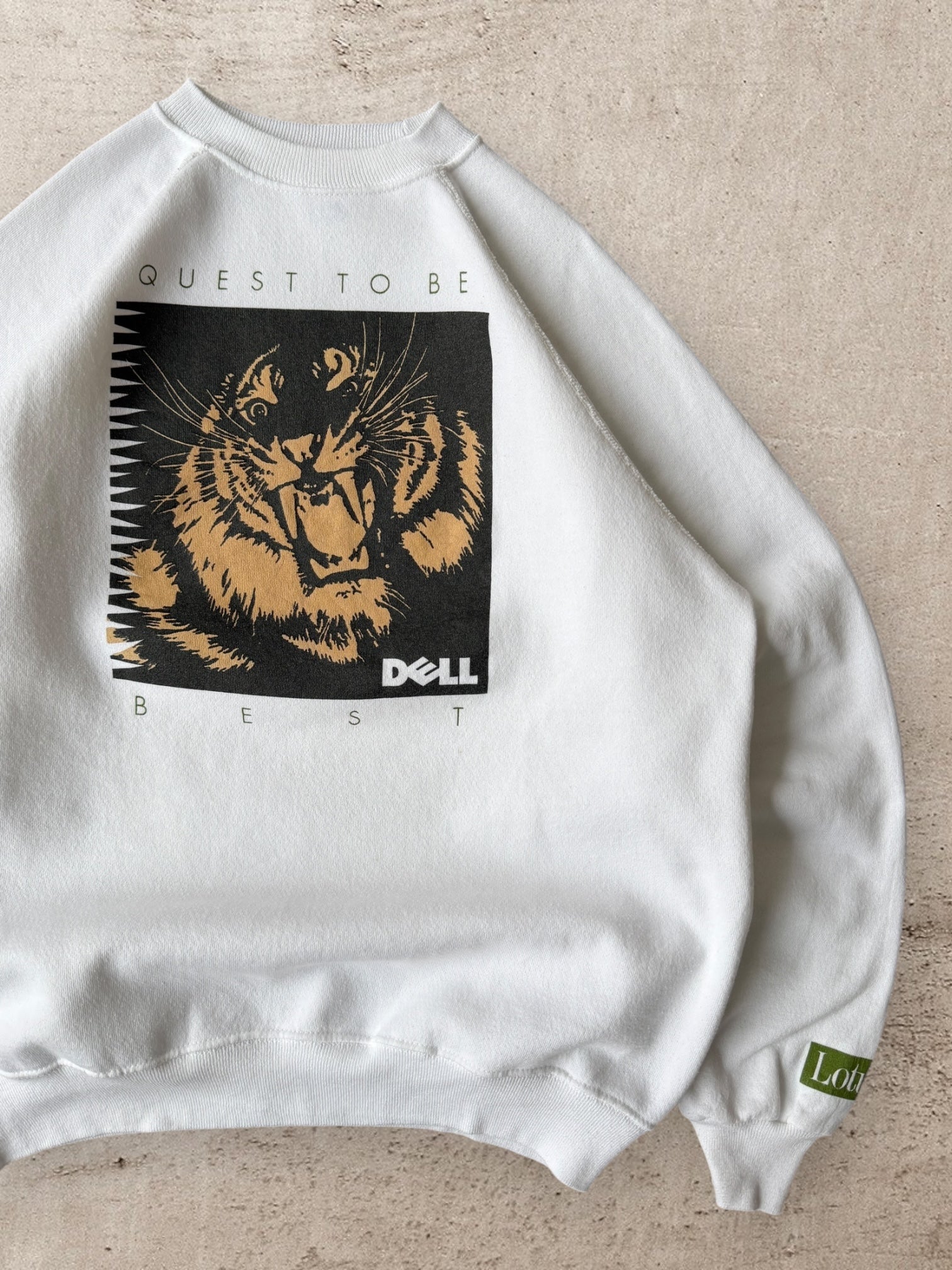 90s DELL Quest To Be Best Graphic Crewneck - XL