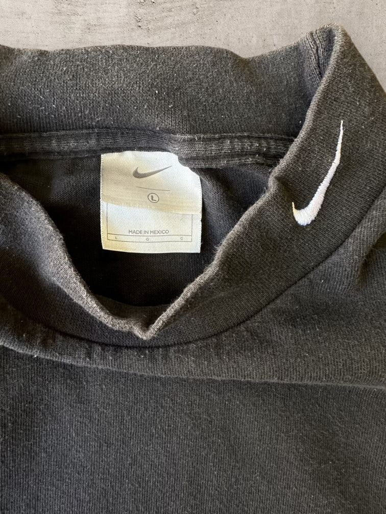 00s Nike Mock Neck Long Sleeve Shirt - Large