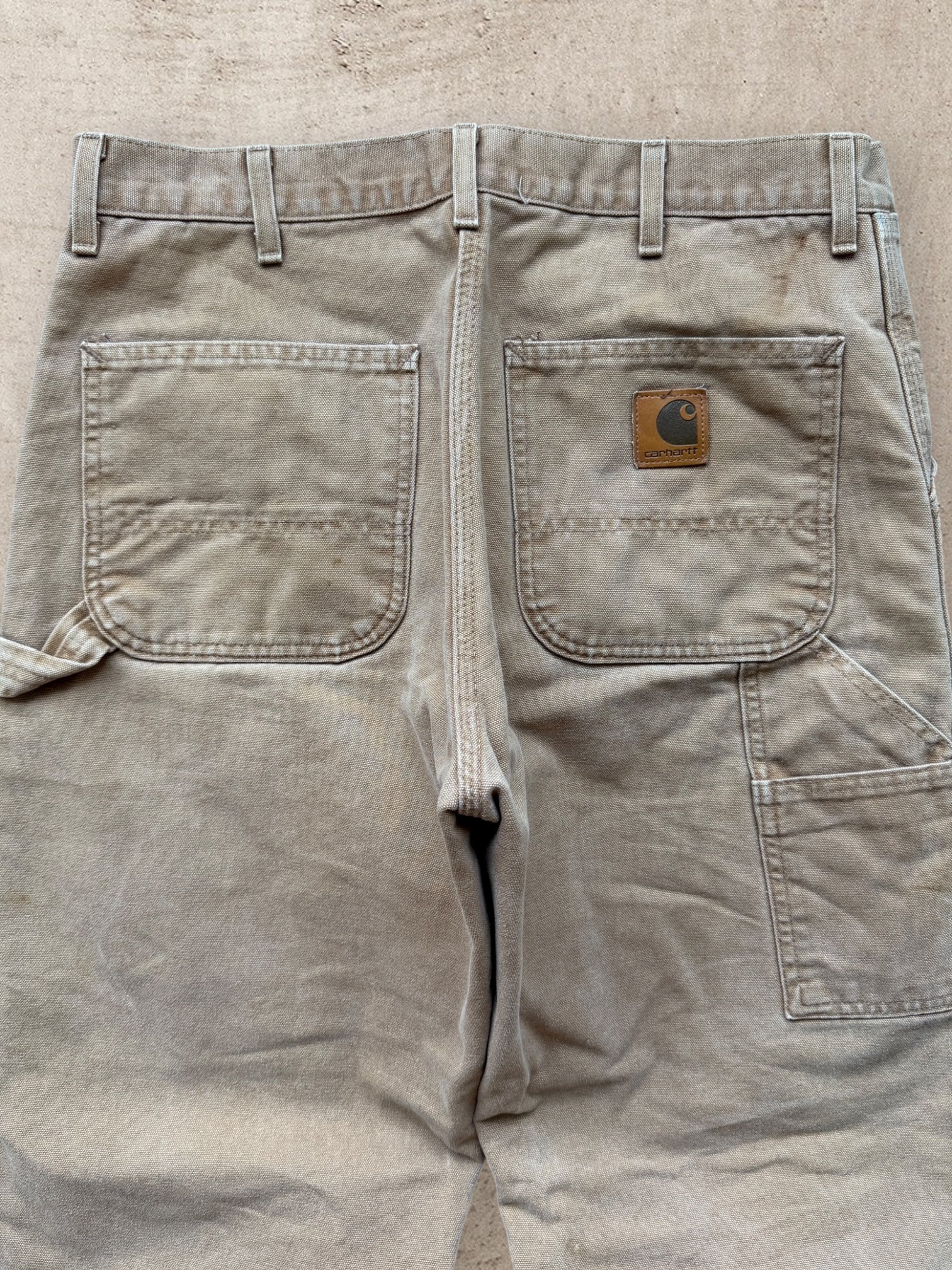 00s Carhartt Blanket Lined Carpenter Pants - 34”