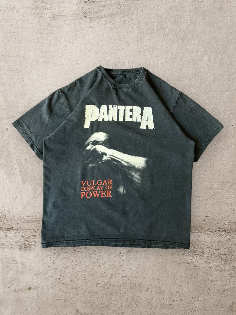 00s Pantera Vulgar Display of Power T-Shirt - Large