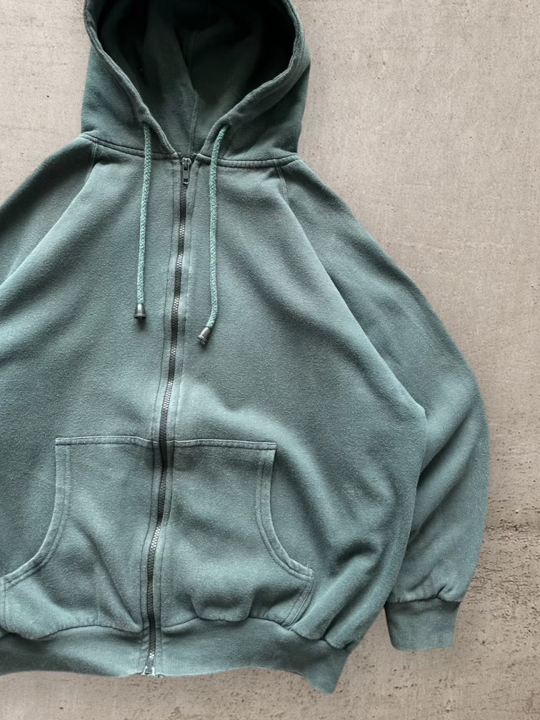 90s Coleman Thermal Lined Zip Up Hoodie - Large