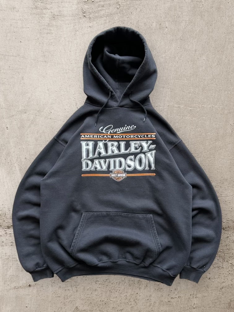 00s Harley Davidson Graphic Hoodie - XL