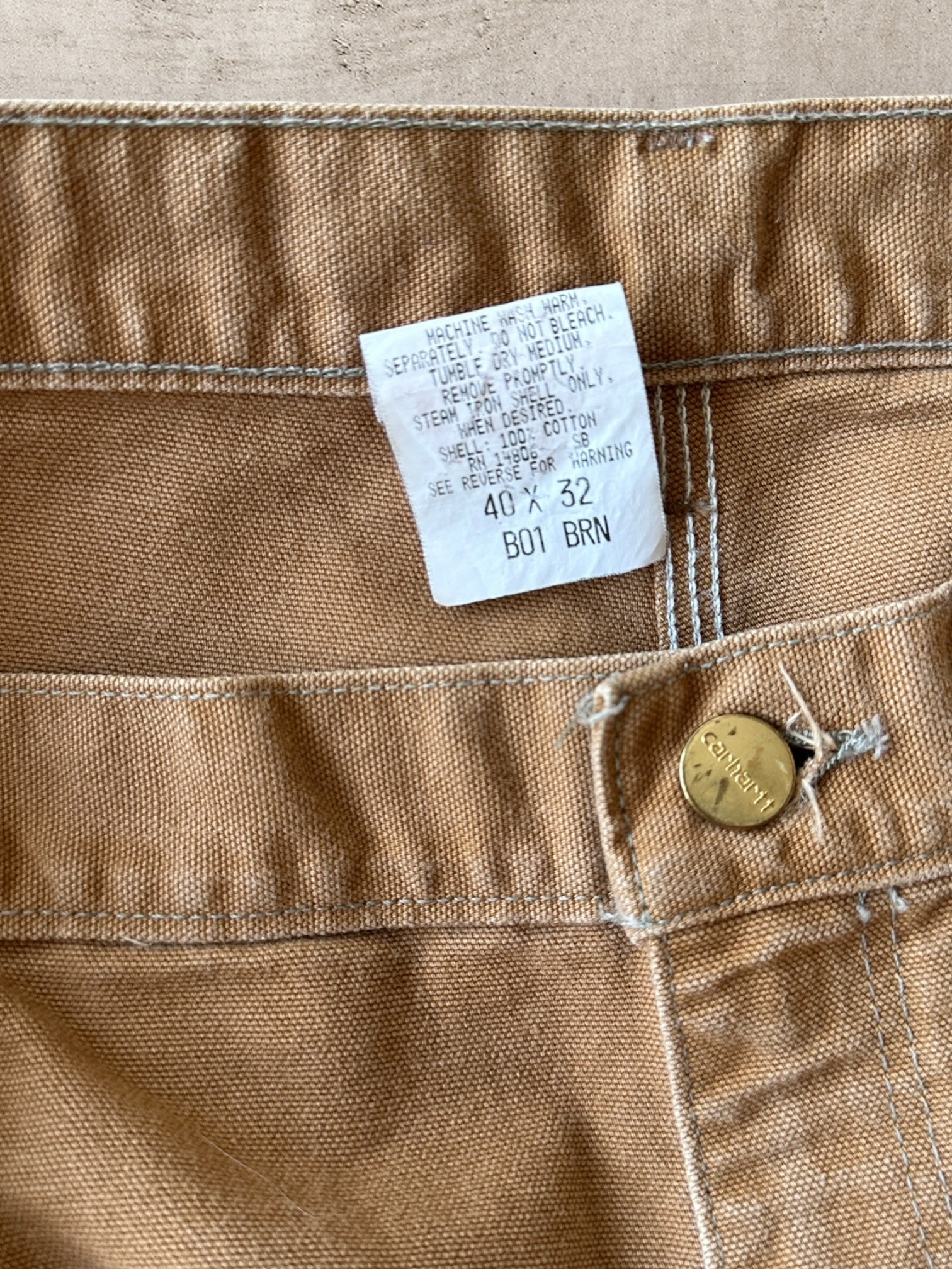 90s Carhartt Double Knee Work Pants - 39”