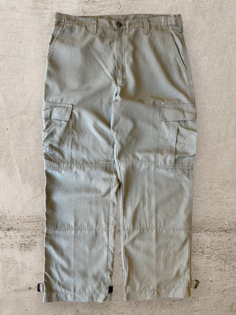 00s Khaki Double Knee Cargo Pants - 38x30