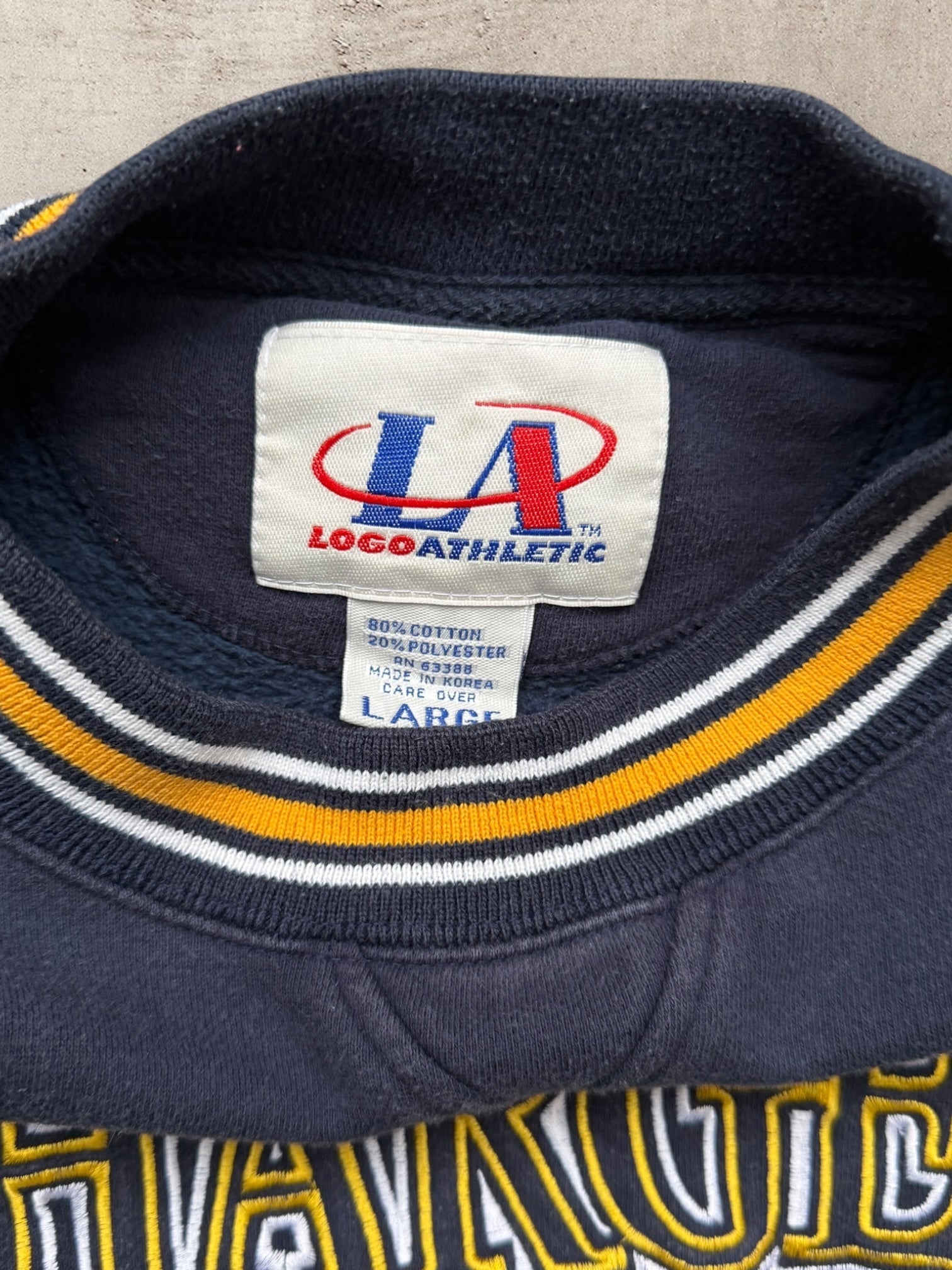 90s Los Angeles Chargers Striped Crewneck - Medium