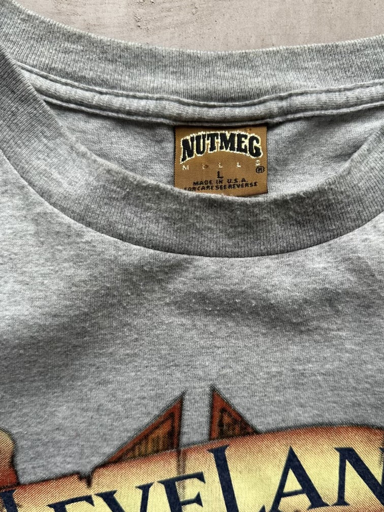 90s Nutmeg Cleveland Indians Graphic T-Shirt - XL