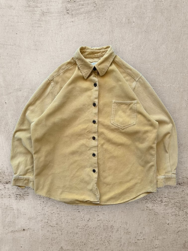 00s Field Gear Corduroy Button Up Shirt - Large