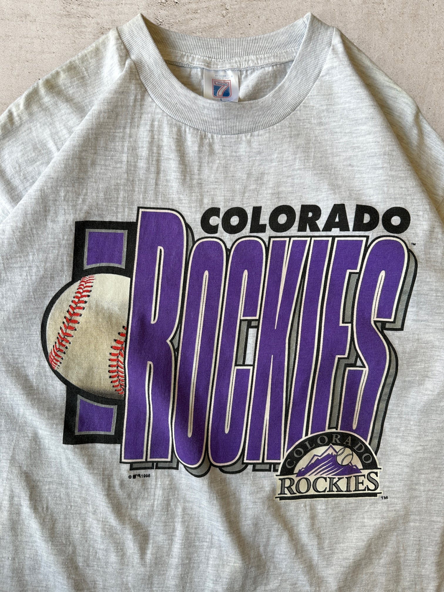 90s Colorado Rockies Baseball T-Shirt - Large