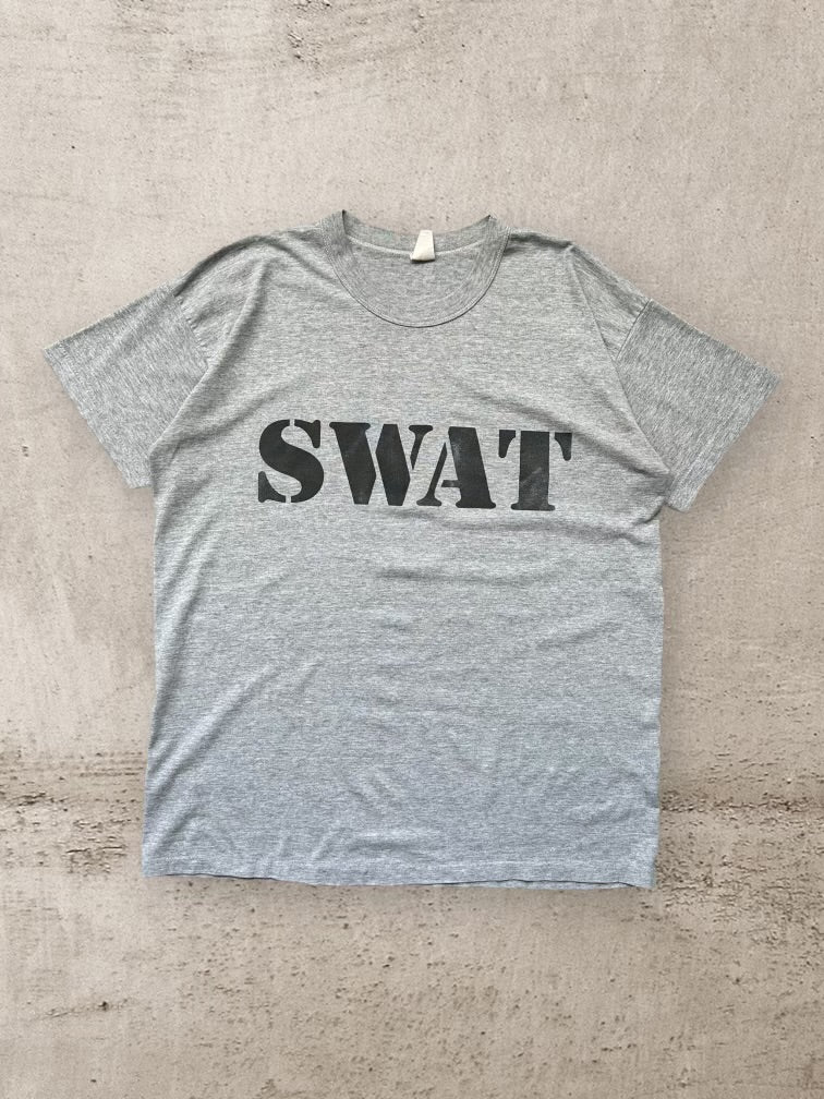 70s/80s SWAT Graphic T-Shirt - XL