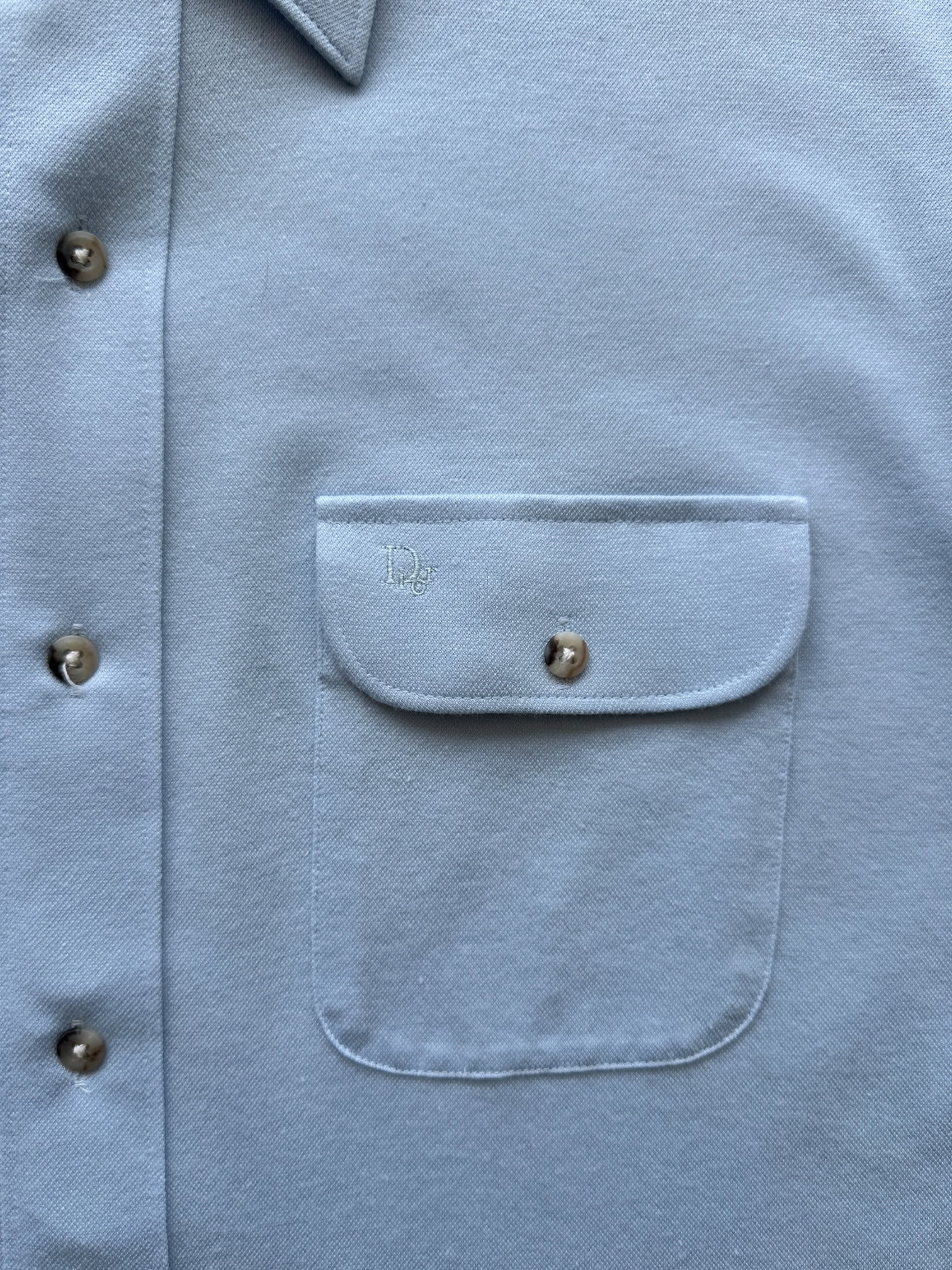 90s Christian Dior Fitted Button Up Shirt - Large