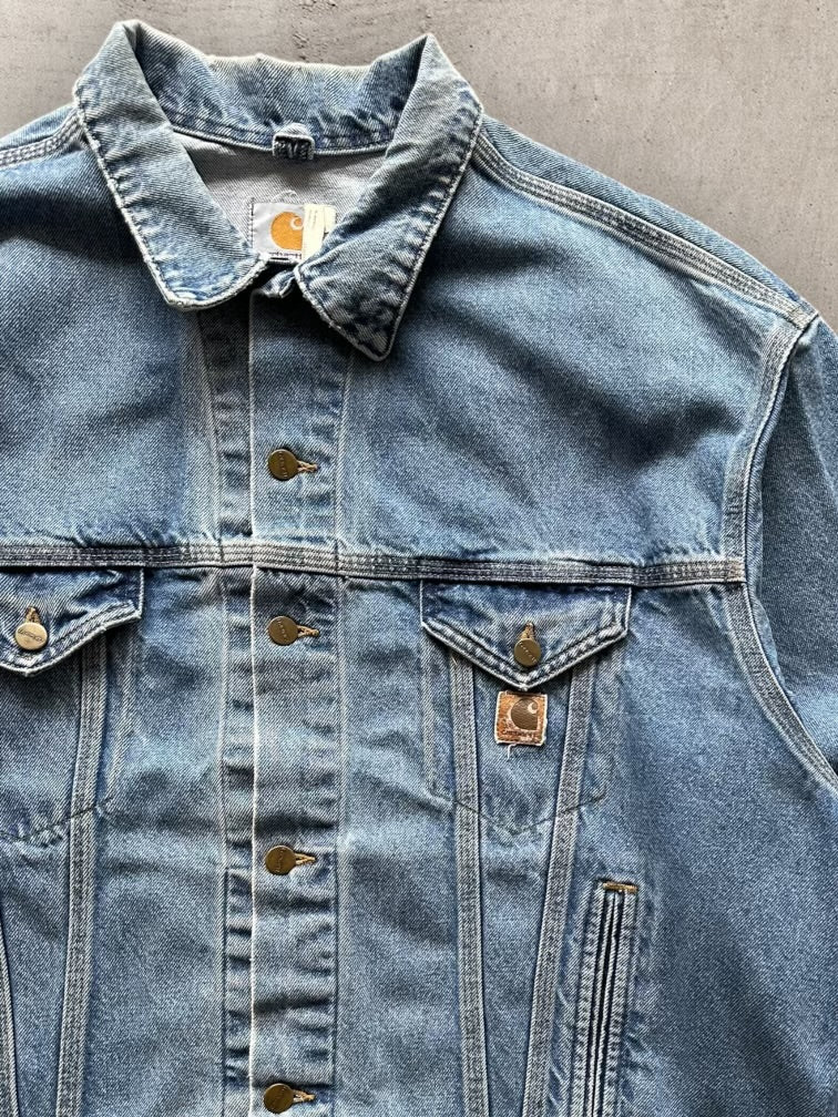 90s Carhartt Denim Jacket - XXL