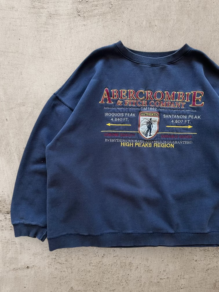 00s Abercrombie & Fitch Embroidered Crewneck - XL