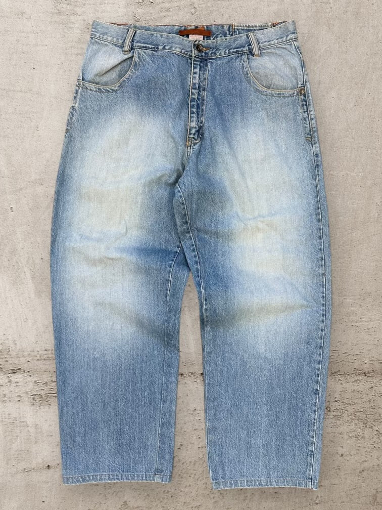 00s Sean John Baggy Faded Wash Denim Jeans - 37x30