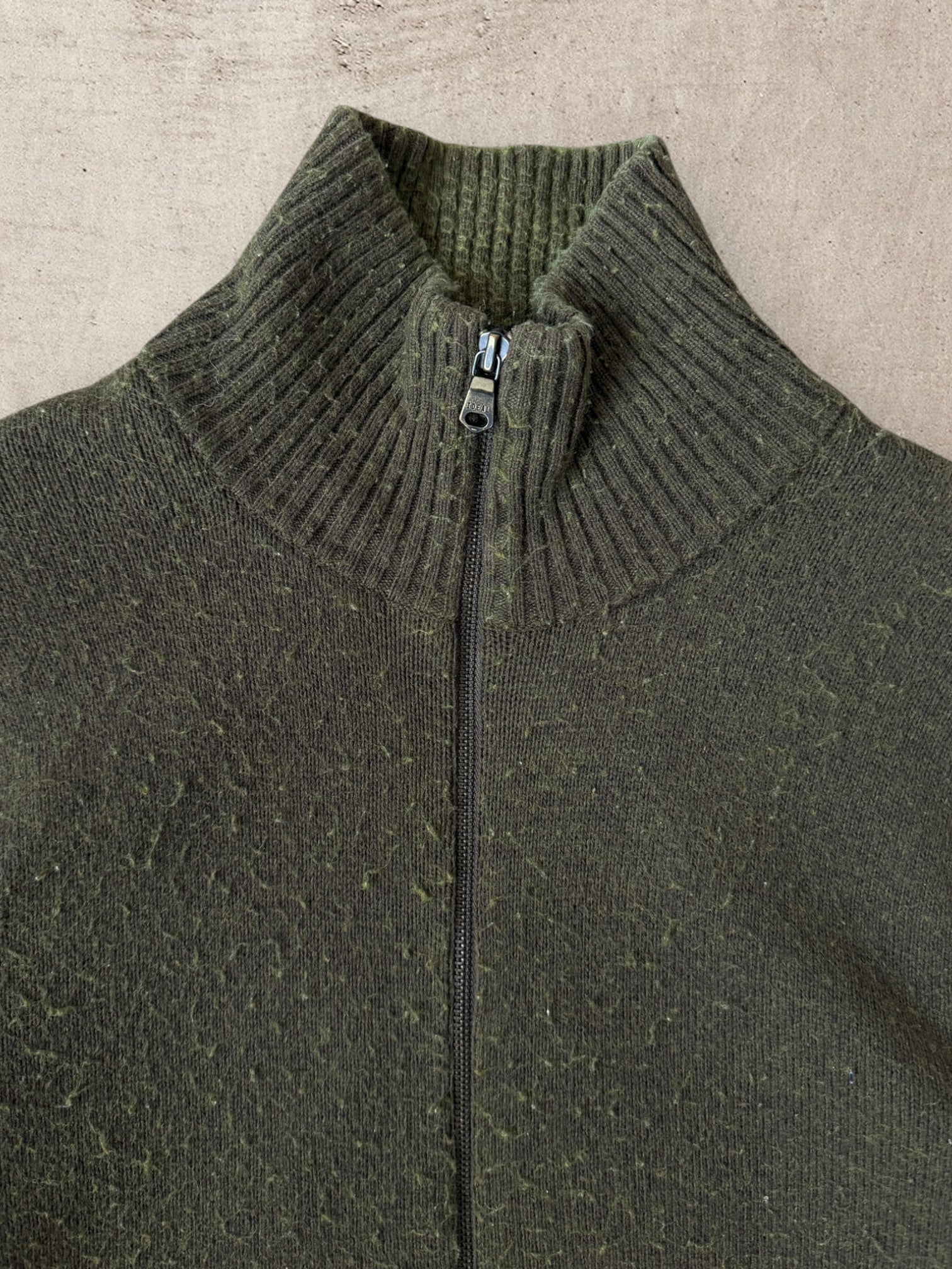 00s Gap Zip Up Knit Jacket - Large