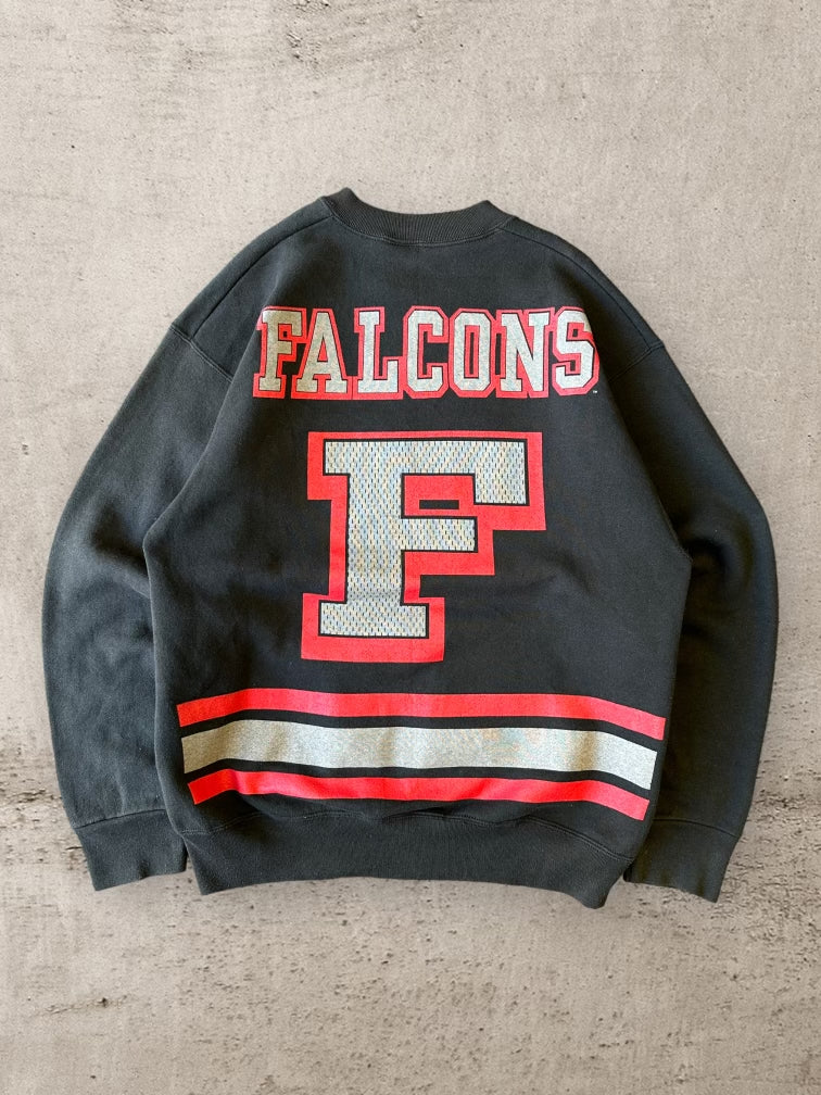 90s Salem Atlanta Falcons Double Sided Crewneck - Large