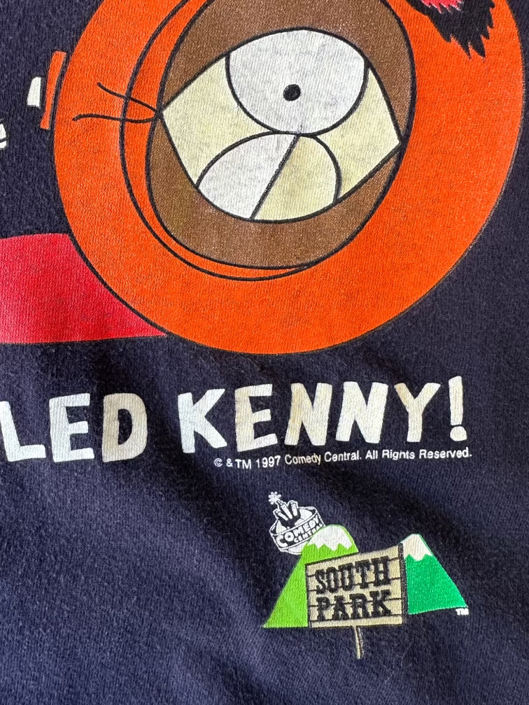 90s SouthPark They Killed Kenny T-Shirt - XL