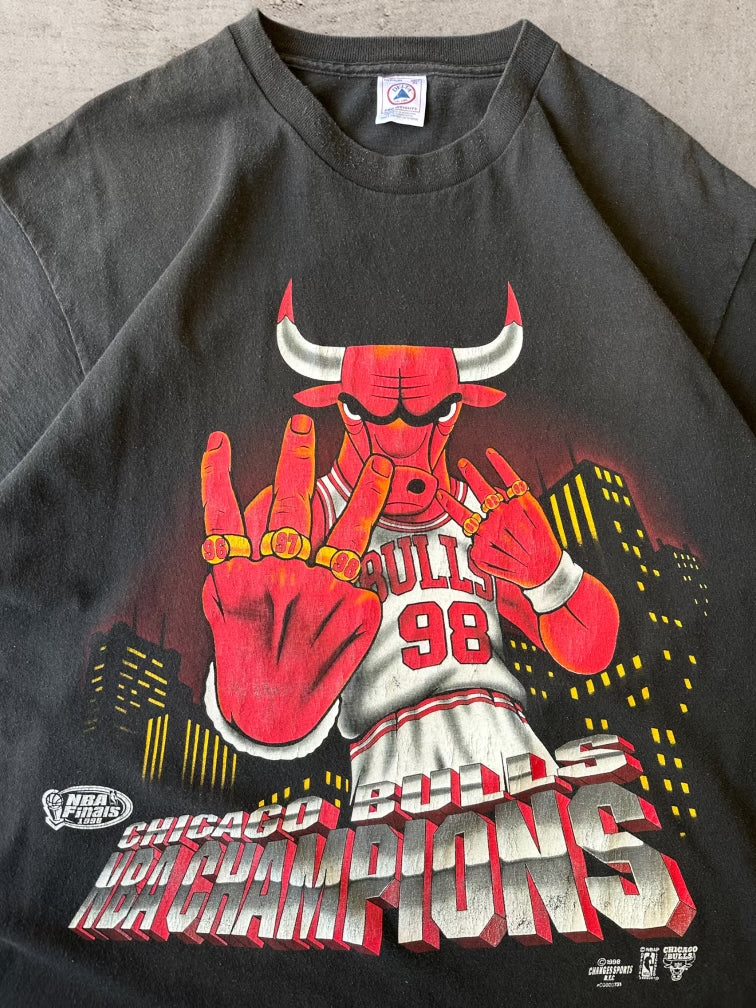 1998 Chicago Bulls NBA Champions T-Shirt - XL