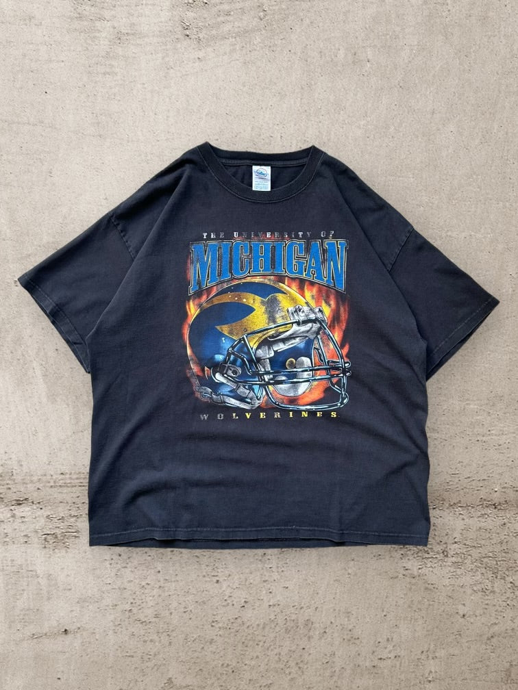 90s University of Michigan Graphic T-Shirt - XXL