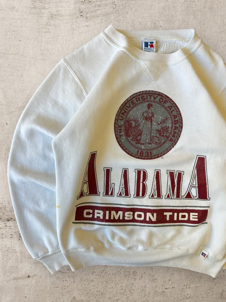 90s Russell Athletics Alabama Crimson Tide Crewneck - Small