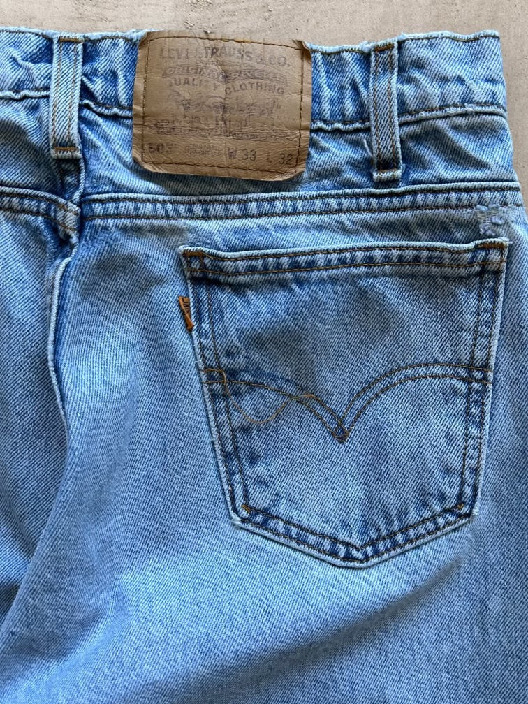 90s Levi’s 505 Orange Tab Denim Jeans -33x31