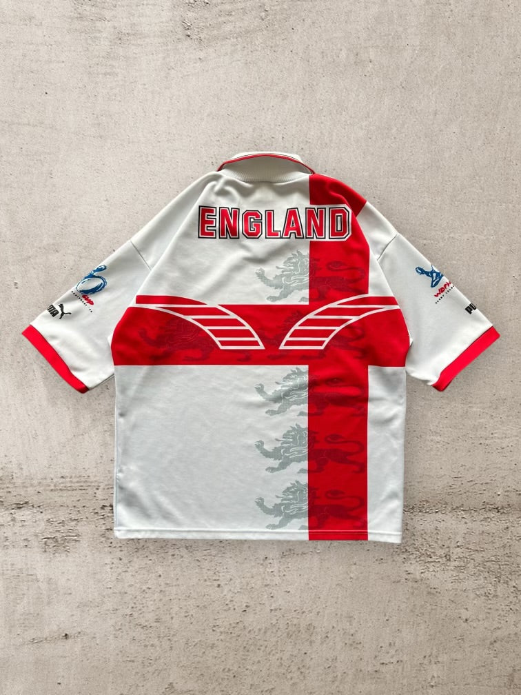 90s Puma England Rugby Jersey - XL