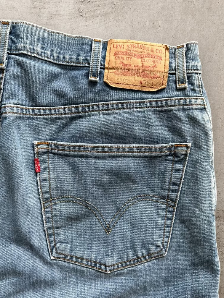 00s Levi’s 550 Denim Cut Off Shorts - 36