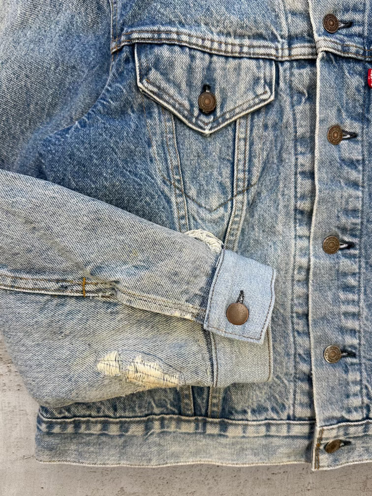 80年代 Levi's ウール裏地デニムジャケット - S