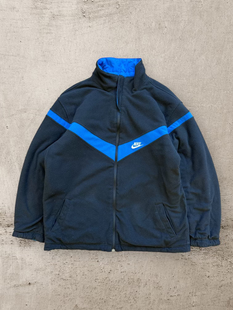 00s Nike Reversible Zip Up Fleece & Jacket - Medium