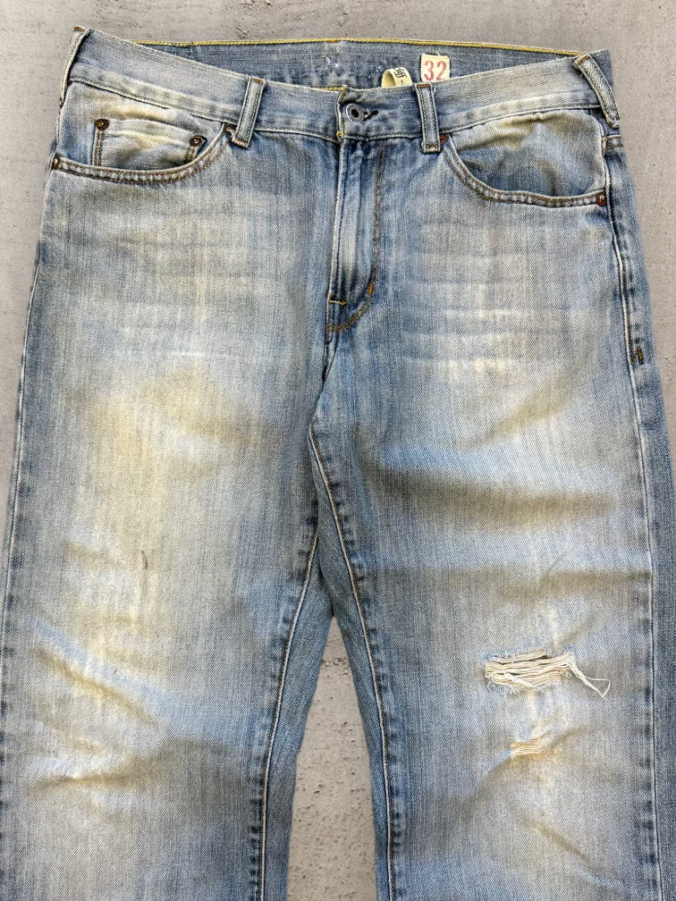 00s Guess Faded Denim Jeans - 33x33