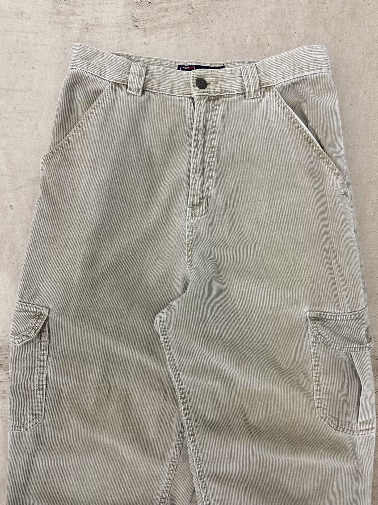 00s Bugle Boy Baggy Corduroy Cargo Pants - 29