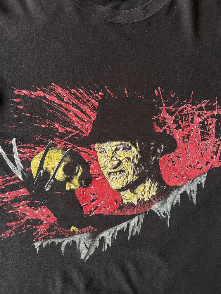 80s A Nightmare On Elm Street 3 Graphic T-Shirt - Medium