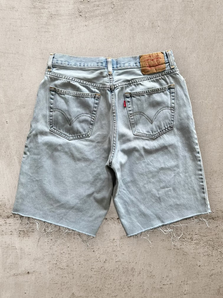 00s Levi’s 560 Denim Cut Off Shorts - 33