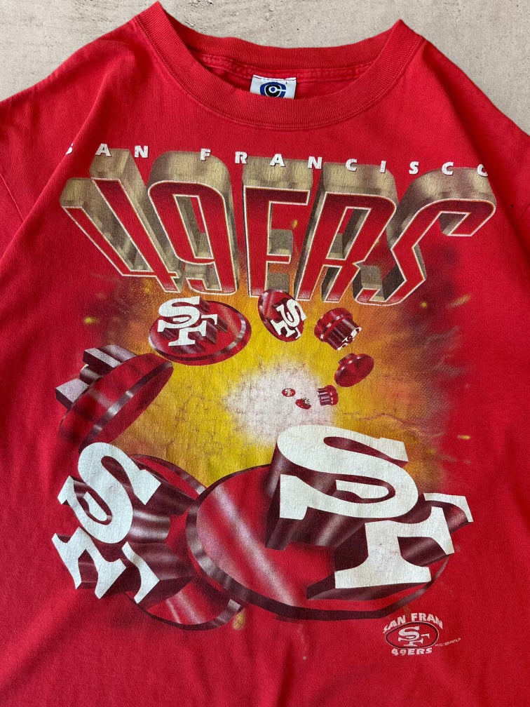 90 年代 サンフランシスコ 49ers グラフィック T シャツ - L