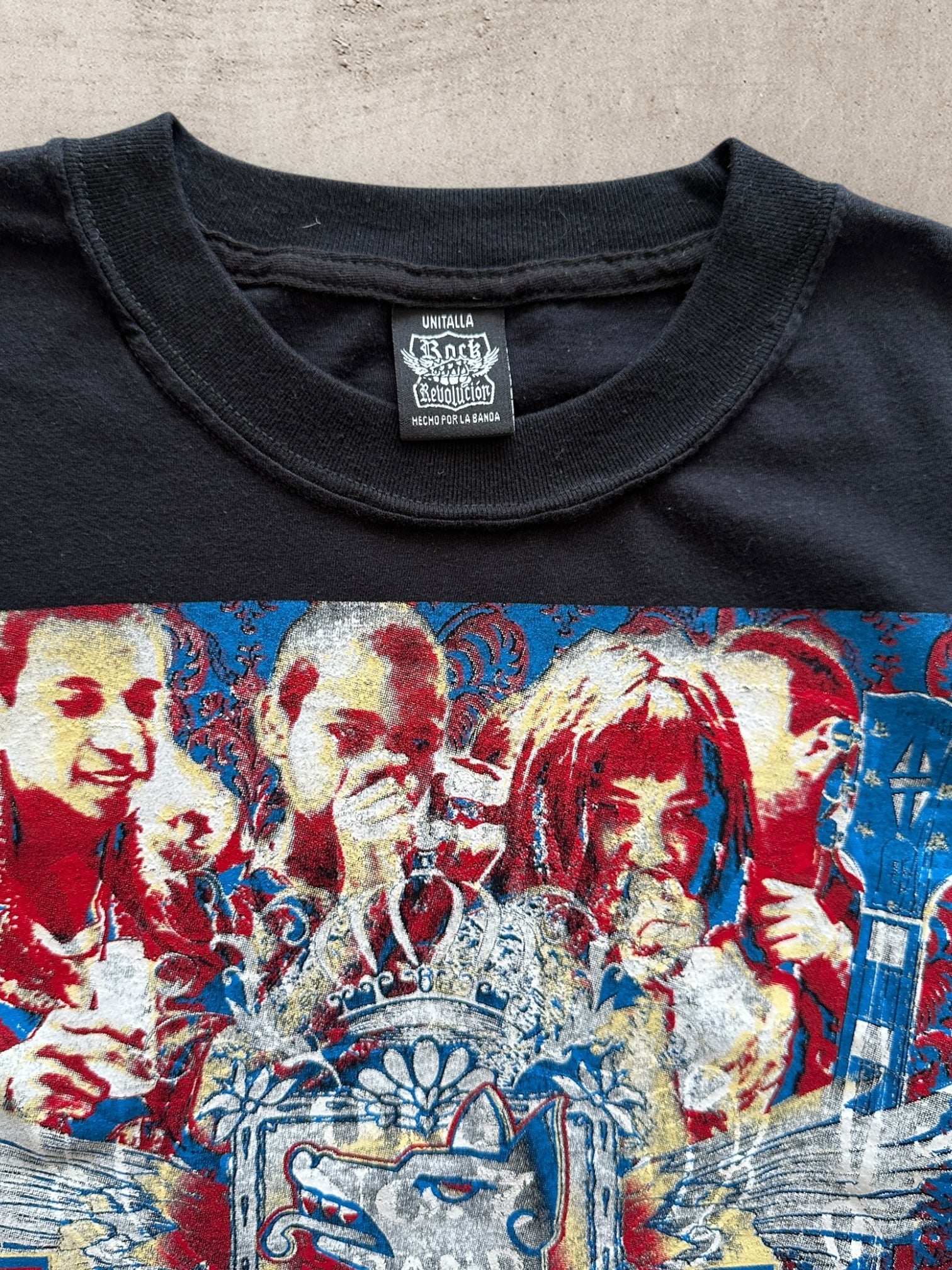 00s Hazel Rock n Roll Mexico Bootleg L/S Graphic T-Shirt - Medium