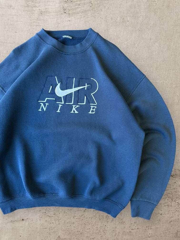 90s Nike Air Embroidered Crewneck - Large