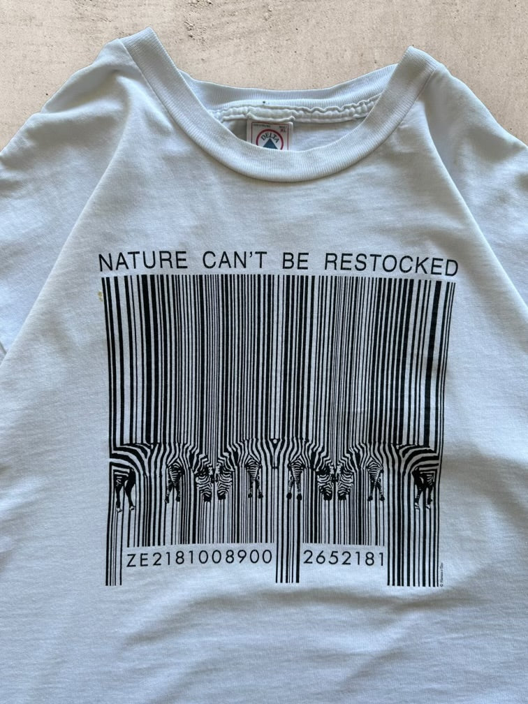 90s Nature Can’t Be Restocked Graphic T-Shirt - Large