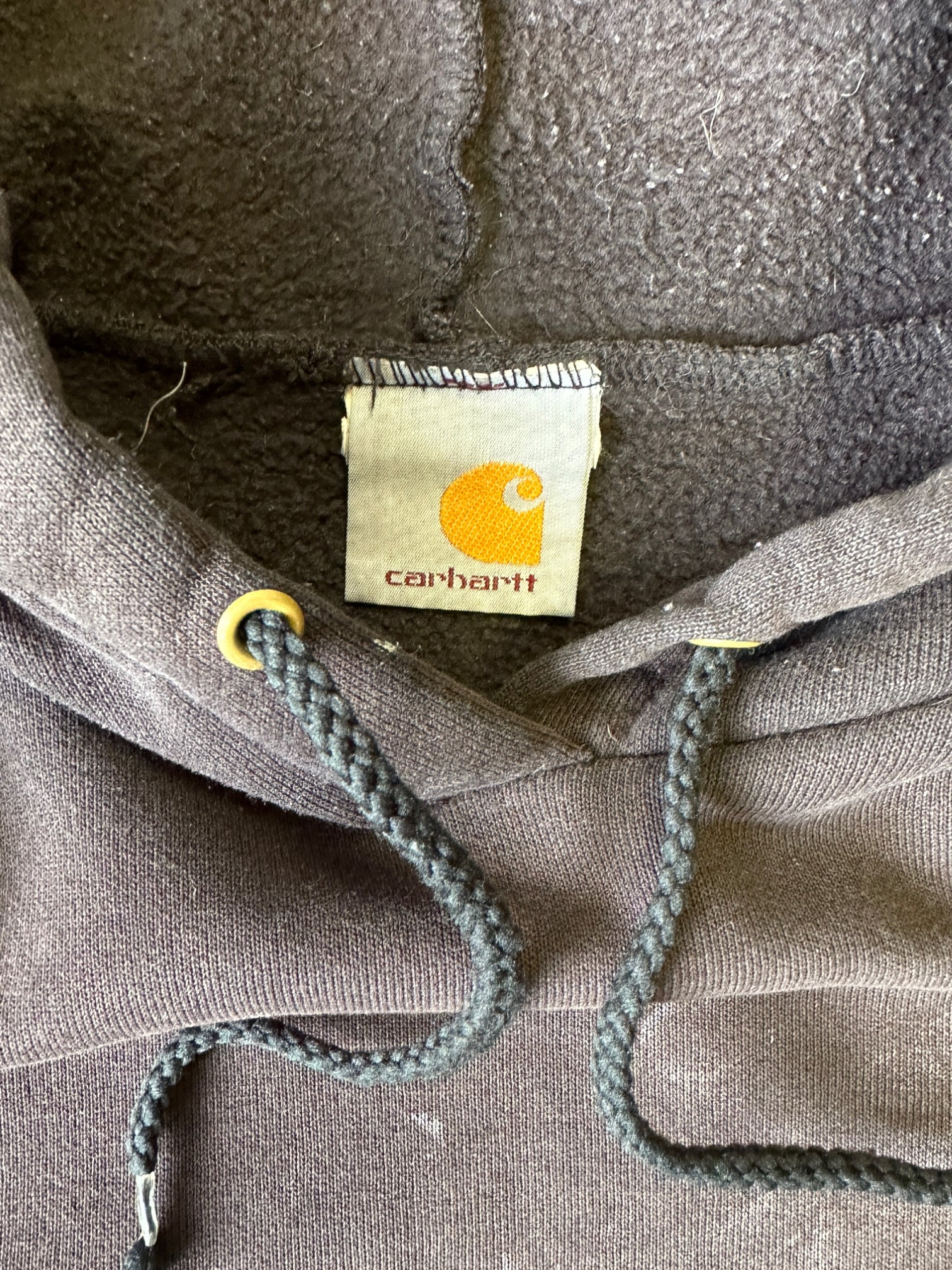 90s Carhartt Paint Splatter Embroidered Hoodie - XXL